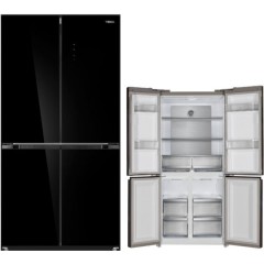 Teka Ψυγείο Ντουλάπα 436lt Total NoFrost Υ183xΠ83.6xΒ63.6εκ. Μαύρο RMF 75820 GBK
